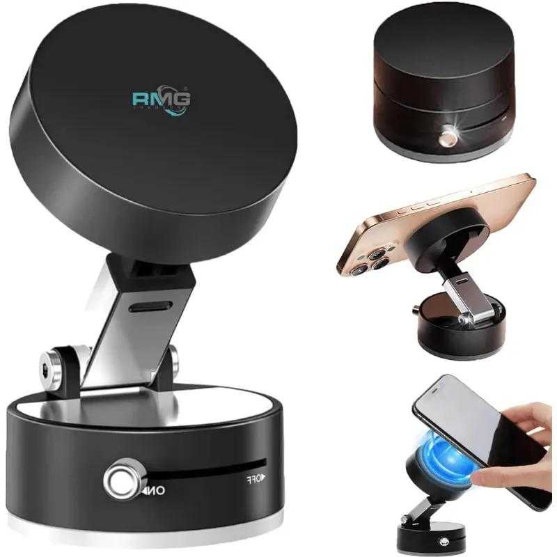 360° Rotating Magnetic Car Phone Holder – Strong Suction Dashboard Mount for All Smartphones