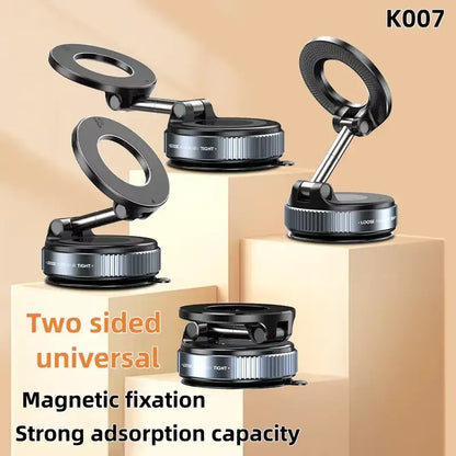 Magnetic 360° Car Phone Holder with Strong Suction Base