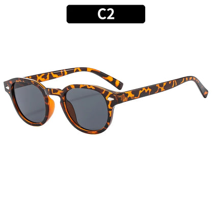 Round Sunglasses Retro Rivet Sun Glasses UV400 Unisex NEW