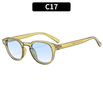 Round Sunglasses Retro Rivet Sun Glasses UV400 Unisex NEW