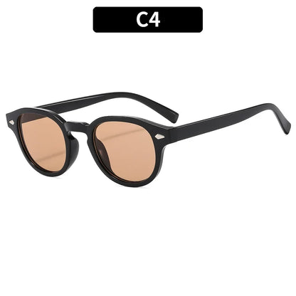 Round Sunglasses Retro Rivet Sun Glasses UV400 Unisex NEW
