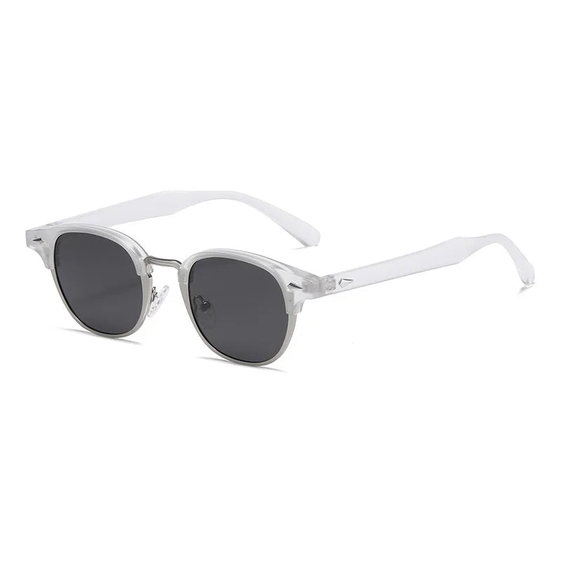 Round Sunglasses Retro Rivet Sun Glasses UV400 Unisex NEW