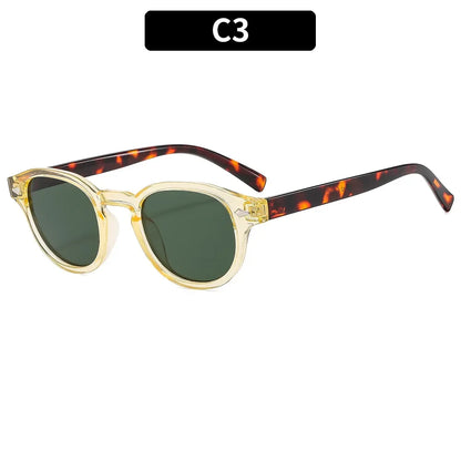 Round Sunglasses Retro Rivet Sun Glasses UV400 Unisex NEW