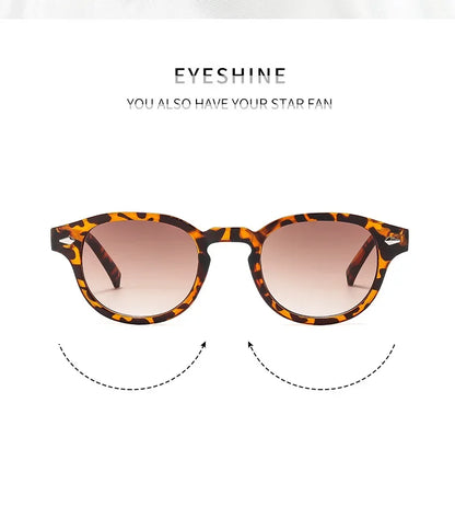 Round Sunglasses Retro Rivet Sun Glasses UV400 Unisex NEW