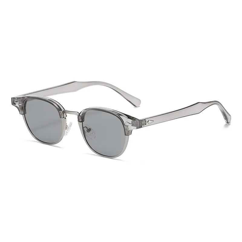 Round Sunglasses Retro Rivet Sun Glasses UV400 Unisex NEW