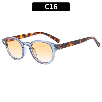 Round Sunglasses Retro Rivet Sun Glasses UV400 Unisex NEW