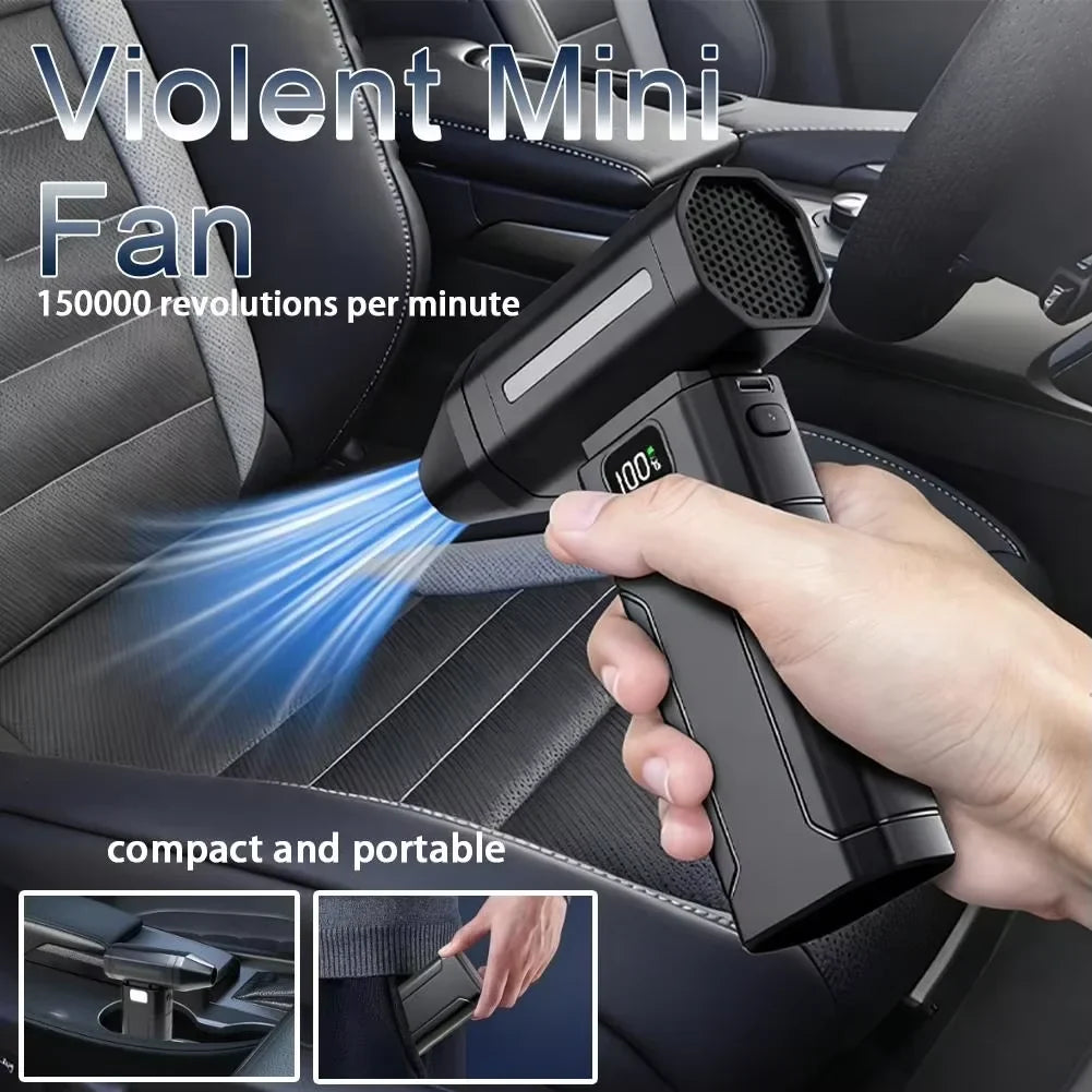Rechargeable Air Duster – 130,000RPM Cordless Electric Blower