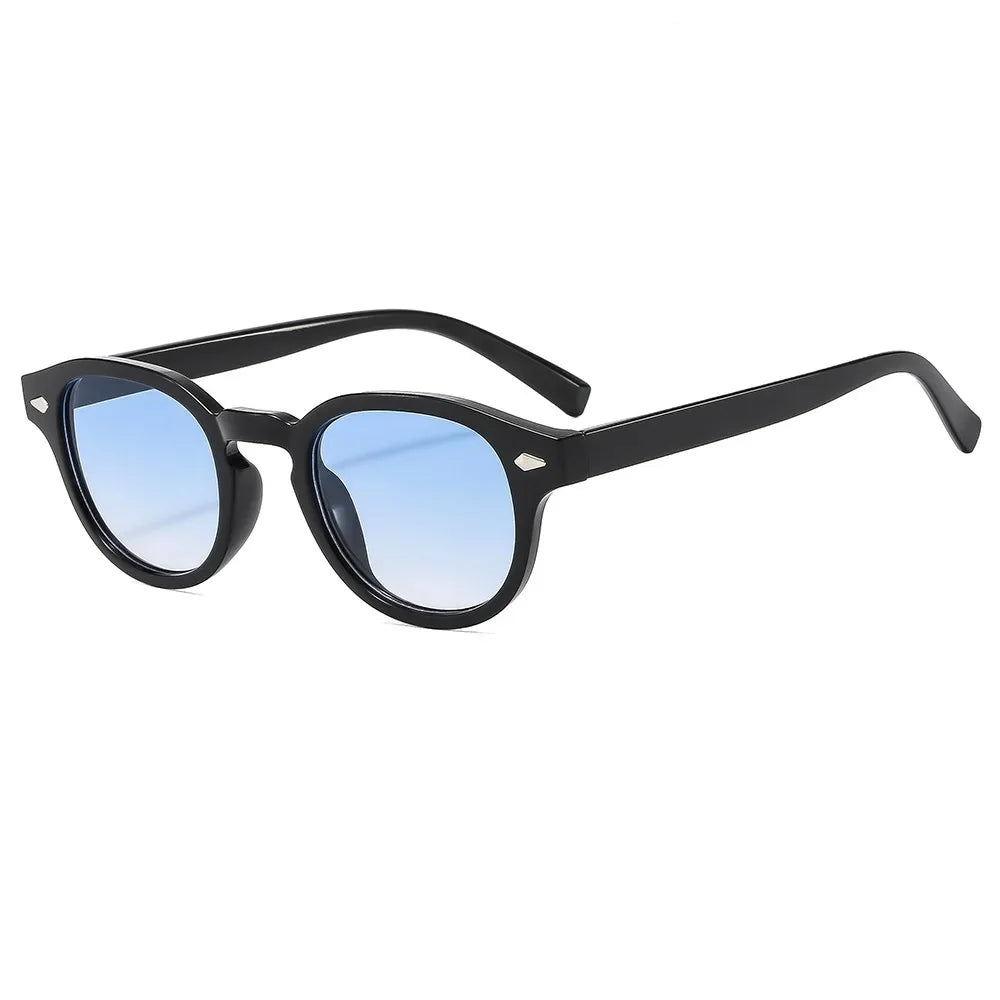 Round Sunglasses Retro Rivet Sun Glasses UV400 Unisex NEW